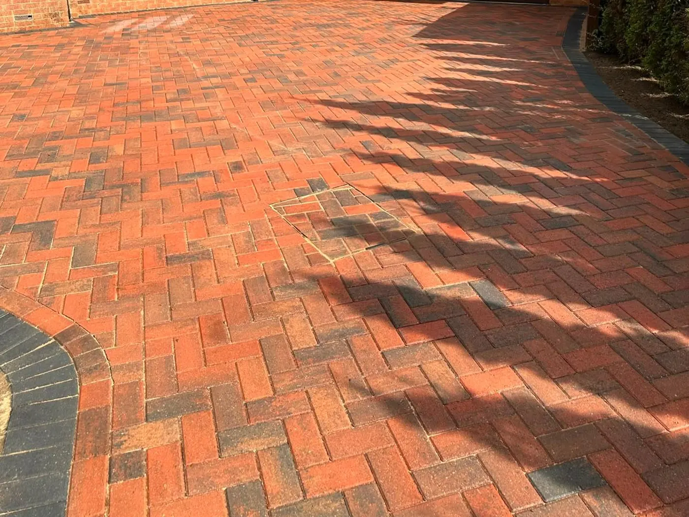 Block paving driveway