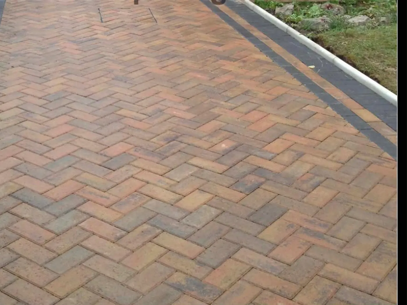 Block paving driveway