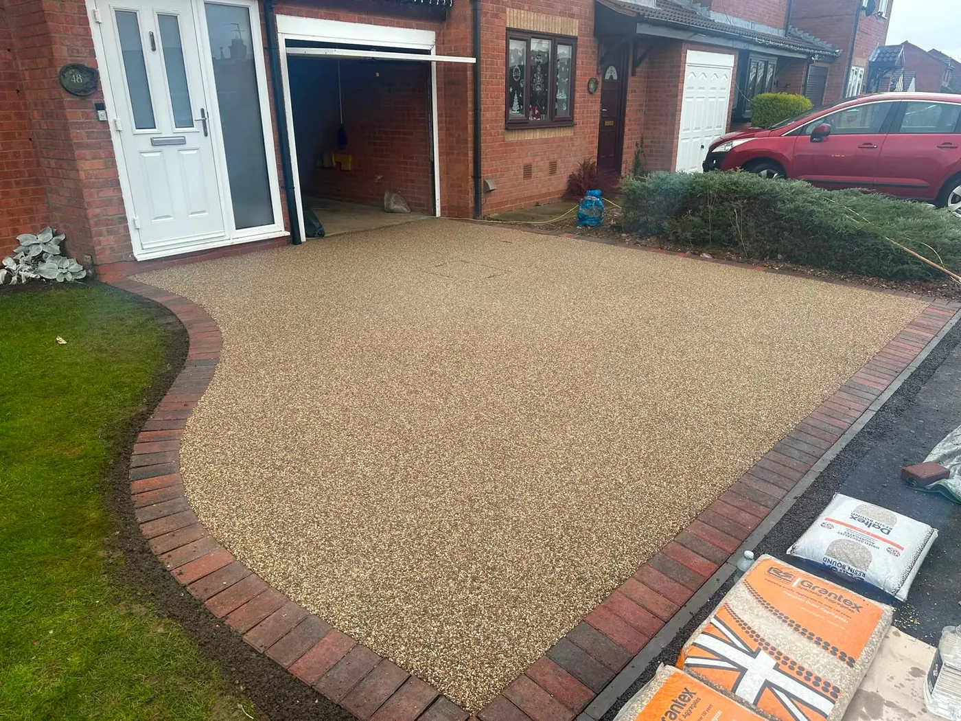 Resin driveway