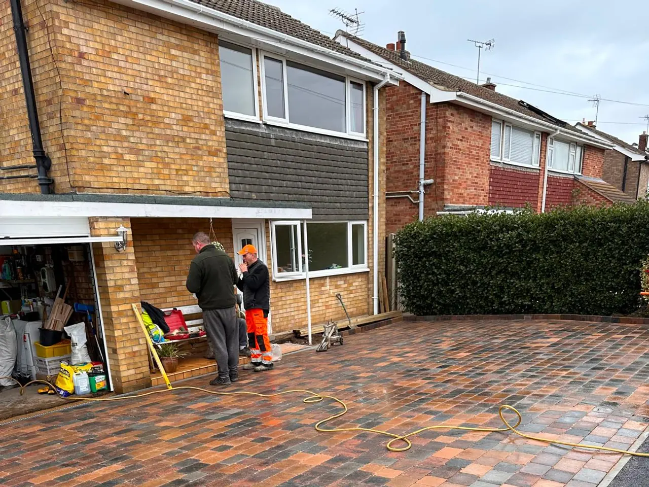 Example of groundworks & drainage work by Holmes Landscapes
